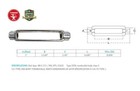 Stainless Steel T316 Mil-spec 1  X 12  Turnbuckle Body 8 000 Lbs Wll