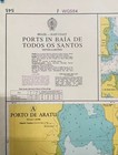 Admiralty 545 Brazil-east Coast Ports In Baiia De Todos Os Santos Vintage Map