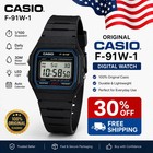 Casio Men s Watch Classic Alarm Chrono Digital Dial Black Resin Strap F91w-1