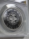1964 Canada  1 Proof Like Silver Coin Graded Ms 66 By Anacs