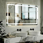 60 X 40 Extra Large Led Lighted Bathroom Mirror Wall Anti-fog Vanity Clearance