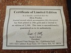 Elvis Presley 24kt Framed Gold Plated 45 Record Return To Sender W  Stamps   Coa