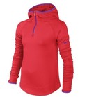 Nike Pro Hyperwarm 3 0 Girls L Coral Purple Dri-fit Half Zip Hoodie Top