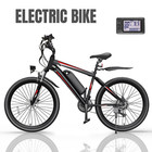 26   Electric Bike For Adults  500w E-mountain Bicycle 21-speed Commuter Ebikes 