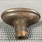 Antique Interior Oval Door Knob Hardware Vintage Brass Old House