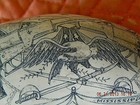Scrimshaw Sperm Whale Tooth Resin Reproduction  turnage Mississippi  8 Inch 