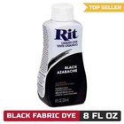Rit Dye More For Clothes Liquid All Purpose Paint Restore Repair Black  8 Oz New