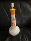 Vintage Jergens White Milk Glass Lotion Genie Bottle
