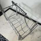 Vintage Chrome Bamboo Magazine Rack Silver Hollywood Regency Mcm Retro 70s