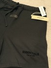 Essentials Fear Of God Men s Black Sweat Shorts Drawstring Pockets M