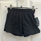 Nwt Soffe Authentic Girls Short B037 Black Youth Girls 7 Size Small
