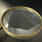Vintage Brass And Teak Nautical Collector Magnifying Glass