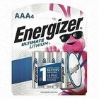 Energizer Aaa 4 Pack L92sbp Ultimate Lithium Batteries  Retail Package Exp 2038