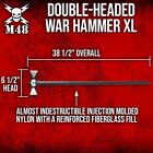 M48 Double-headed War Hammer Xl And Sheath   2cr13 Stainless Steel Head