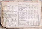 Vintage 1950s Simplicity Sewing Pattern 2812 Skirt   Overblouse Size 16