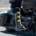 Driver Floorboard Relocation Brackets For H-d Electra Glide Road King Tri Glide