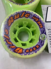 Rare Nos Hyper Made Rock Rule 62mm Speed Roller Skating Wheels Poly Bd Green Wh