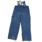 Vintage Pok  mon Overalls Kids M  7 8  Pikachu Jigglypuff Poliwag  Cargo Nintendo