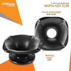 Prv Audio Wgp14-50x Slim 2  Exit Waveguide Horn 45 Deg Compact Driver Single
