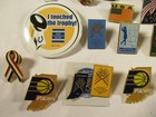 Vintage Collectible Mixed Lot Pins  Badges  Lapel Pins  Lot Of 39  Sports Pins