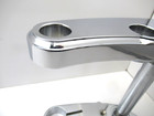 Chrome Wide Glide 41mm Triple Tree Set For Harley Custom Wide Glides  0 Degree