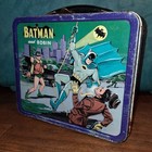1966 Aladdin Batman And Robin Collectible Metal Lunchbox No Thermos 