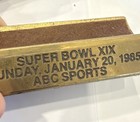 Authentic Super Bowl Xix 1985 Sf Cable Car Wire Cable Paperweight Abc Sports