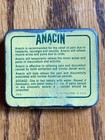 Vintage Anacin Empty Metal Tin Box Container Analgesic Tablets 30 Tablets