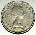 1956 Canada 10 Cents Dime 0 8000 Silver Asw 0 06 Oz Coin Free Shipping - 2486