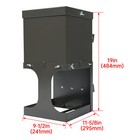 Heavy Duty Deer Feeder Holds 2 Blocks For Deer  Wildlife And Farm Animal Feeder