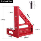 0-90 Degree 3d Multi-angle Measuring Ruler For Woodworking And Construction  Hig