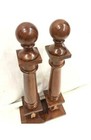 Masonic Regalia Blue Lodge Grand Lodge Hand Made Wooden Super Deluxe Pillars Set