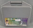 Amscope 51-piece 300x-600x-1200x Kids Student Microscope Set In Hard Case
