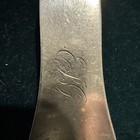 Pair Antique Whiting Coin Silver Tablespoons Trj Ayers   Sons Keokuk Iowa 8   