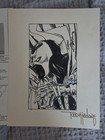 Neal Adams Original Spawn Head Sketch Ink Art   Signed By Neal Adams   Mcfarlane