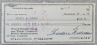 Ted Williams Signed 1975 Bank Check Autograph Auto Green Diamond Beckett Loa