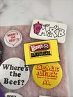 Lot Of 15 Pins And Buttons From Vintage Restaurants Mcdonald   s    etc 