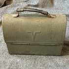Vintage Metal Lunch Box From The American Thermos Products  Missing Thermos 