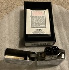 Rare 2002 Zippo Lighter    sopranos    Polished Finish W case   Papers
