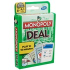 Monopoly Deal Card Game Quick Play Family Fun Ages 8  Travel Game