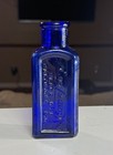 Xxx  Rare  Antique Every Lasting Cobalt Blue  Bottle      Nice   