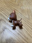 Littlest Pet Shop Lps  Great Dane  Brown White  Blue Diamond Eyes  589 Preowned