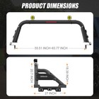 For Tundra Ford F-150 F150 2004-2024 Rear Pickup Truck Bed Roll Sport Bar Rack