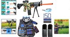 Rechargeable Foam Blaster Sniper Rifle - 3 Shooting Modes With Tactical Gear