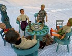 Vintage 1970s Lundby Dollhouse People Electric Lights Furniture Rugs Accessories