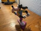 Goofy Pvc Figure Working Out dancing 2 75   Disney Applause Excellent Cond 