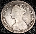    925 Sterling   1859 Silver Florin Uk Great Britain Km 746 1