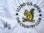 Matt Fitzpatrick Signed 2022 Us Open Flag The Country Club Golf Beckett Coa