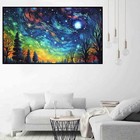 Large Diamond Art Kits For Adults  5d Diy Starry Night Diamond Painting Kits Fo 
