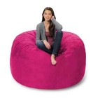 Comfy Sacks 5  Memory Foam Bean Bag Chair  Pink Colors